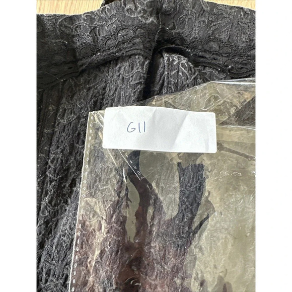 Tripp Nyc Vtg‎ Corset Top Womens 4X Black Floral Lace Goth Rockabilly Punk Y2K - Picture 8 of 8